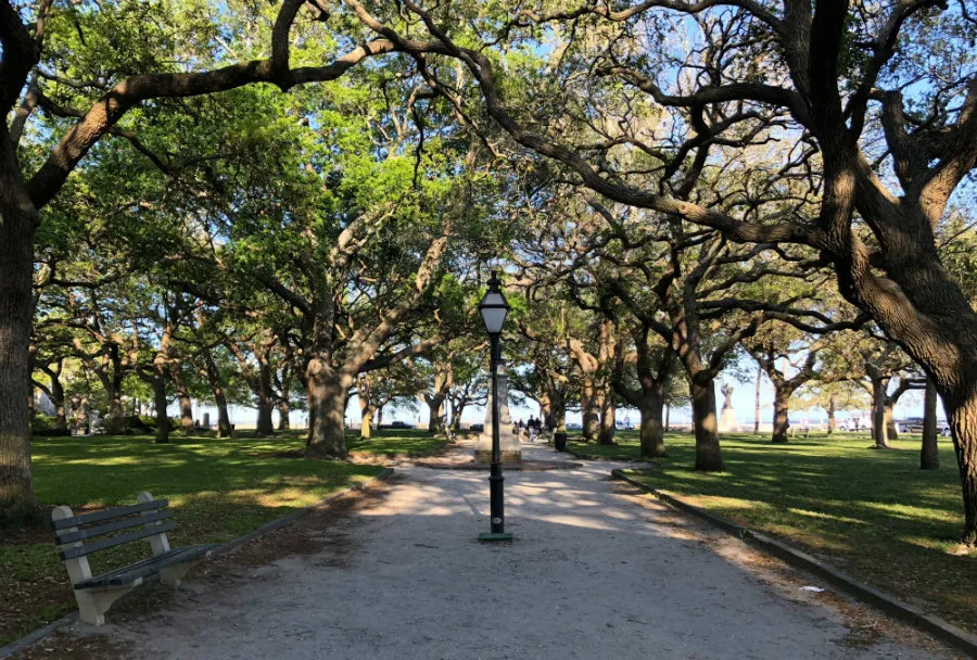 White Point Garden in the Battery in Charleston, SC is a must visit on a Charleston Getaway