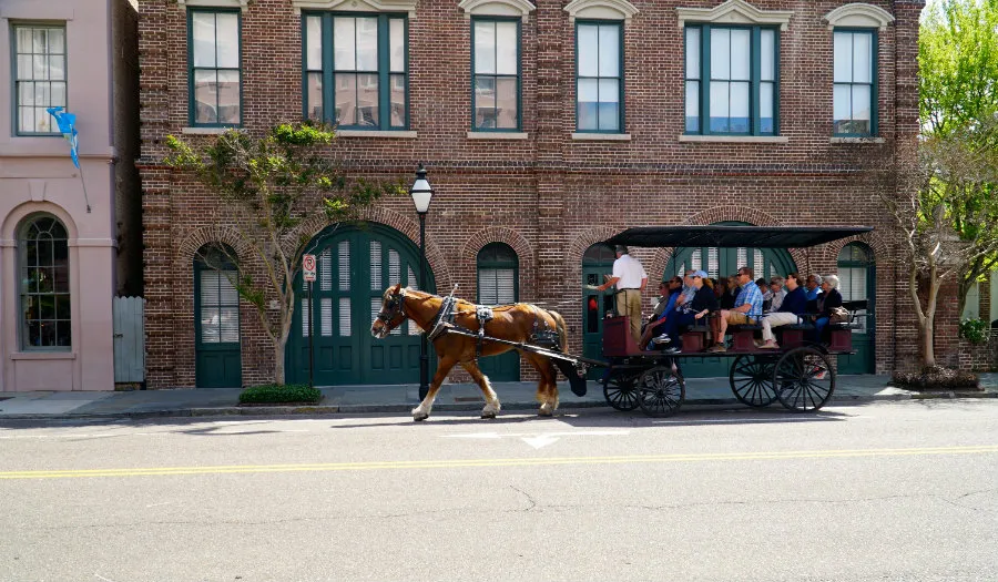 A carriage ride in Charleston is a quintessential activity for a Charleston getaway