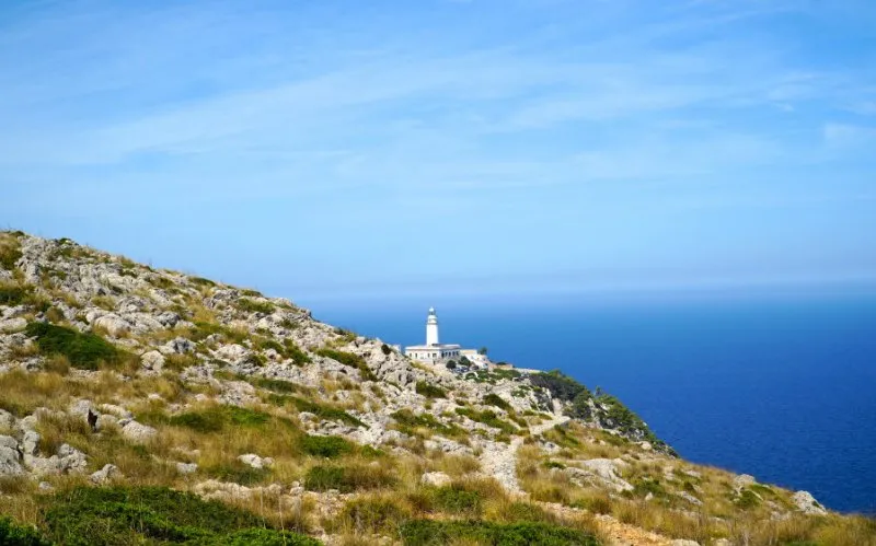 The drive to the lighthouse on Cap de Formentor in Mallorca.