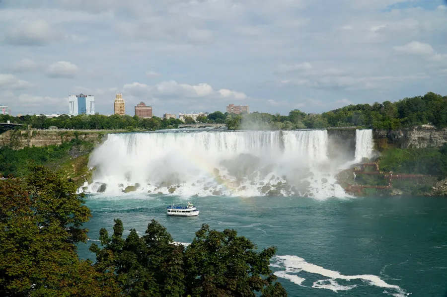 View of the American Falls at Niagara Falls