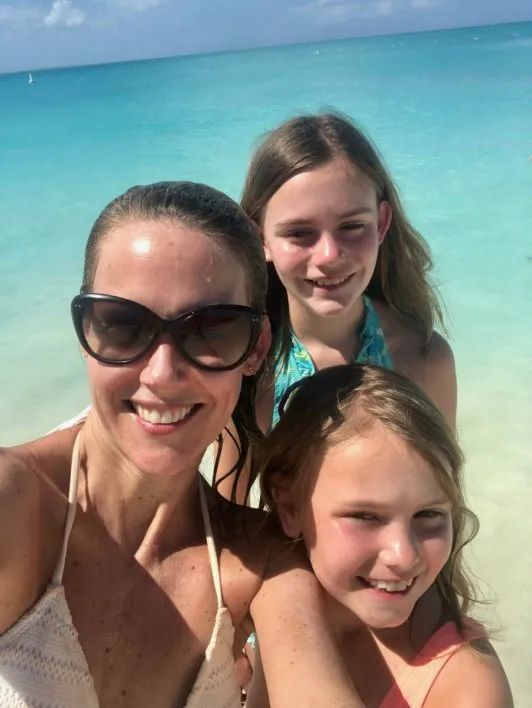 Swimming in Grace Bay at Turks and Caicos