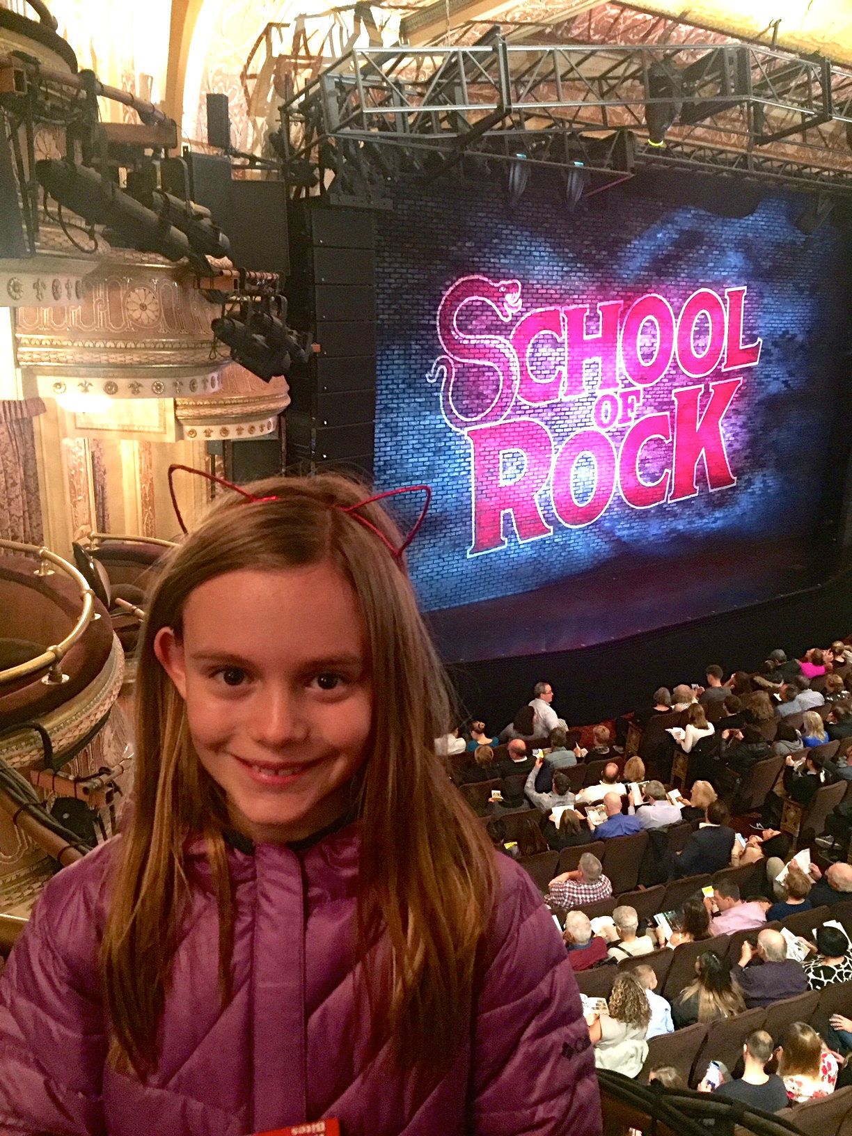 School of Rock on Broadway for our 24 hours in New York City travel fix
