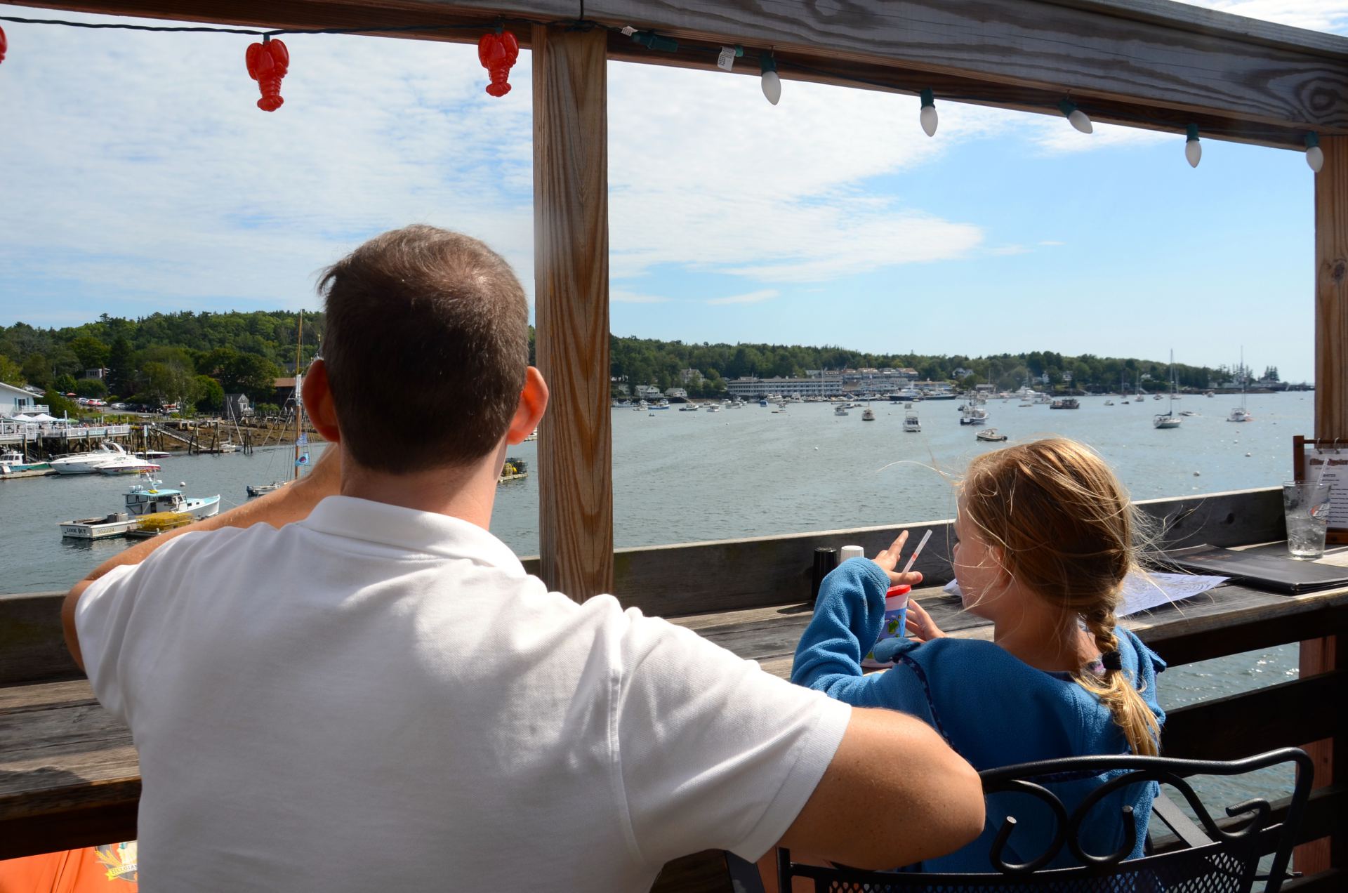 View from the restaurant