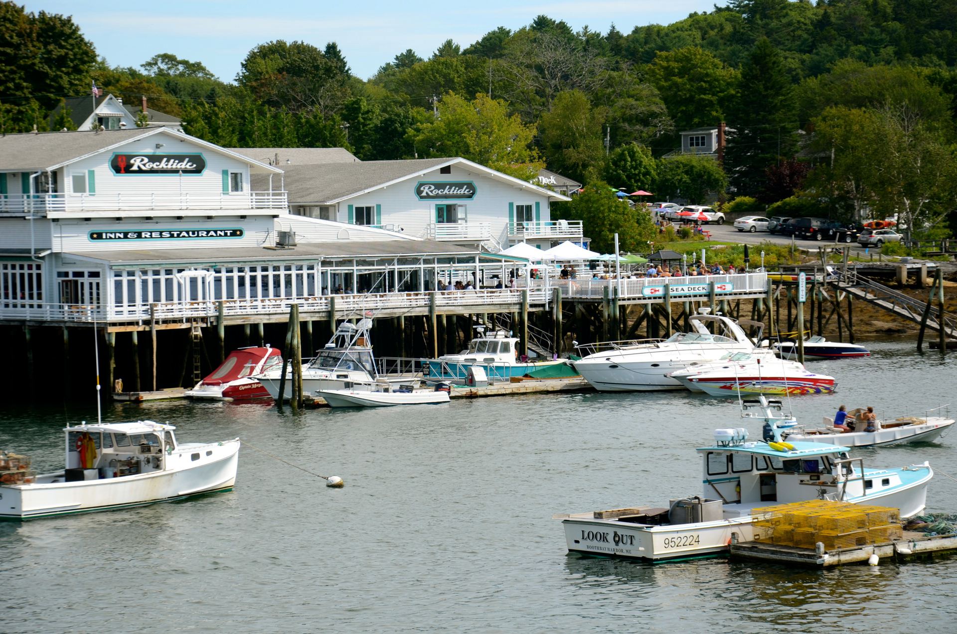 View from the restaurant