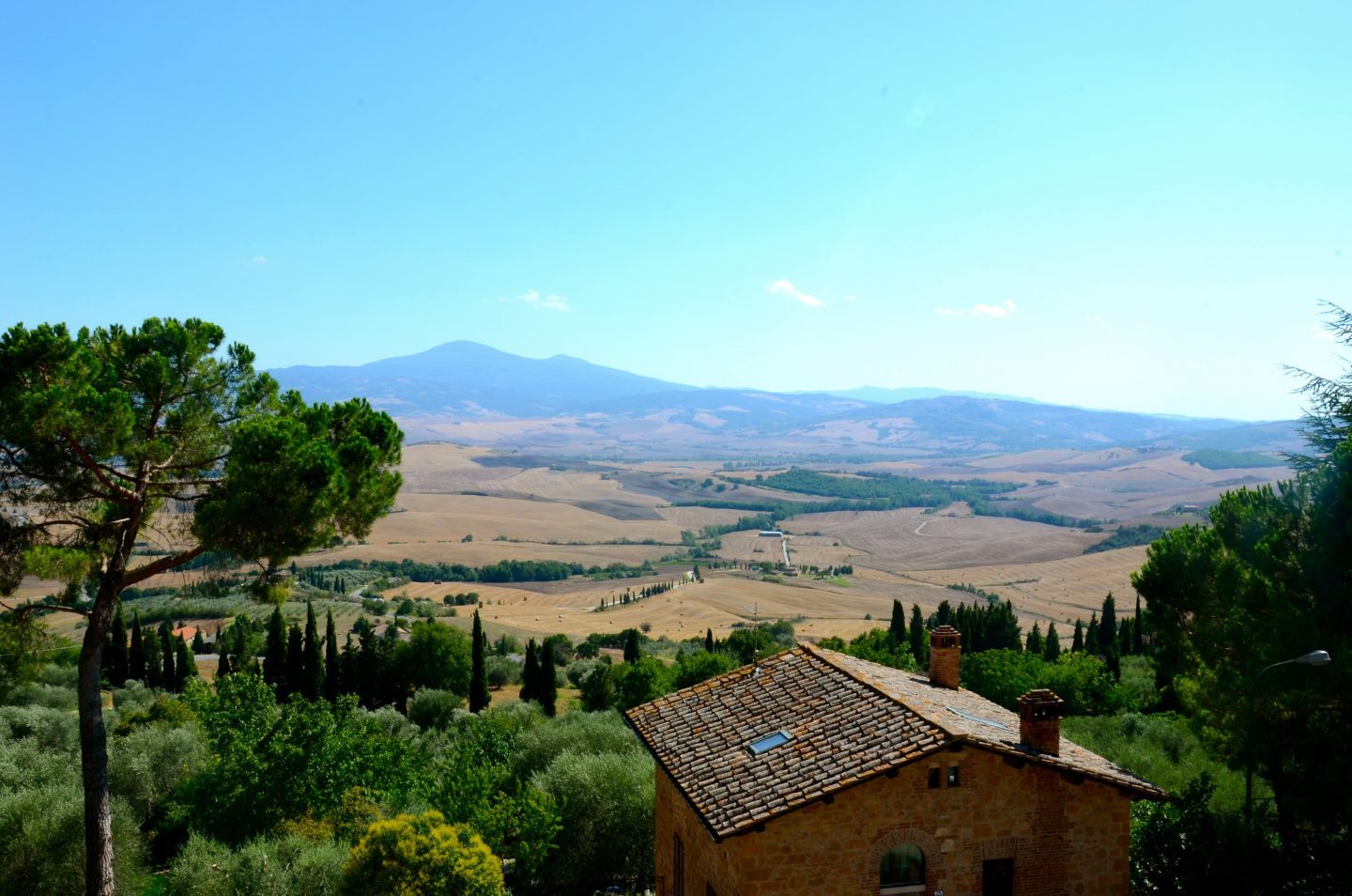 beautiful Pienza countryside.