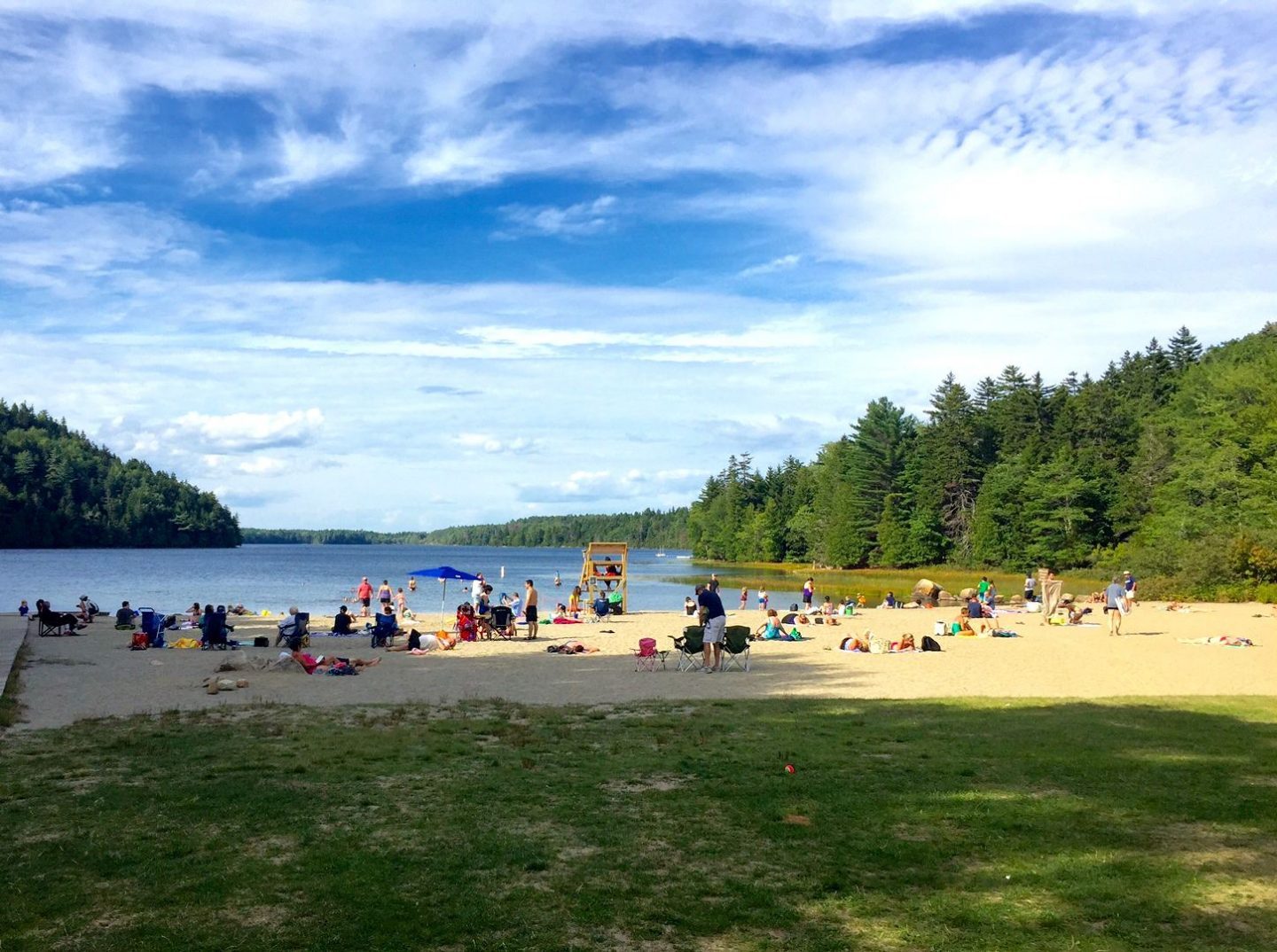 Acadia National Park with kids, Beautiful Echo Lake