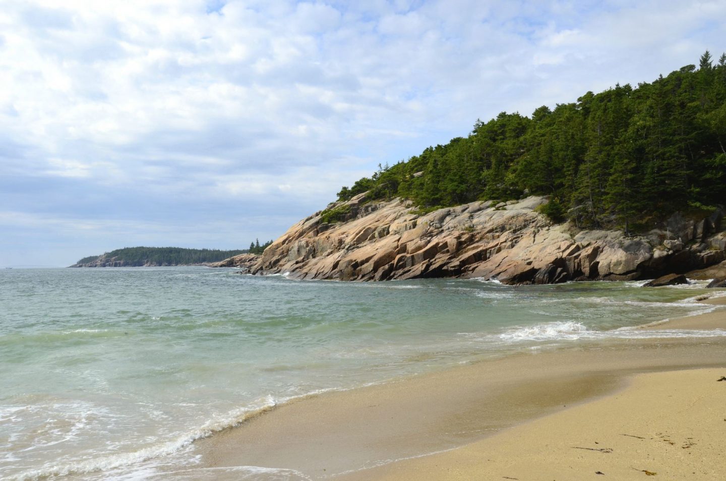 Exploring Sand Beach at Acadia National Park