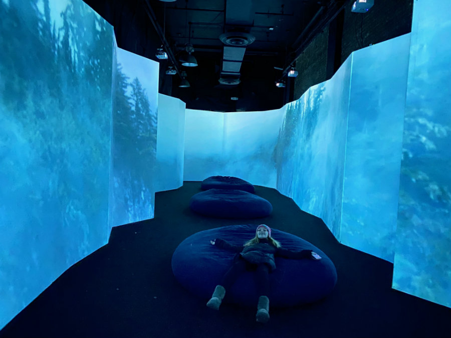 Chilling at the Arcadia Earth Museum