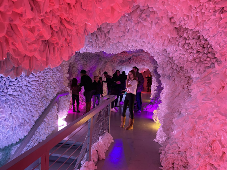 Rainbow cave at Arcadia Earth
