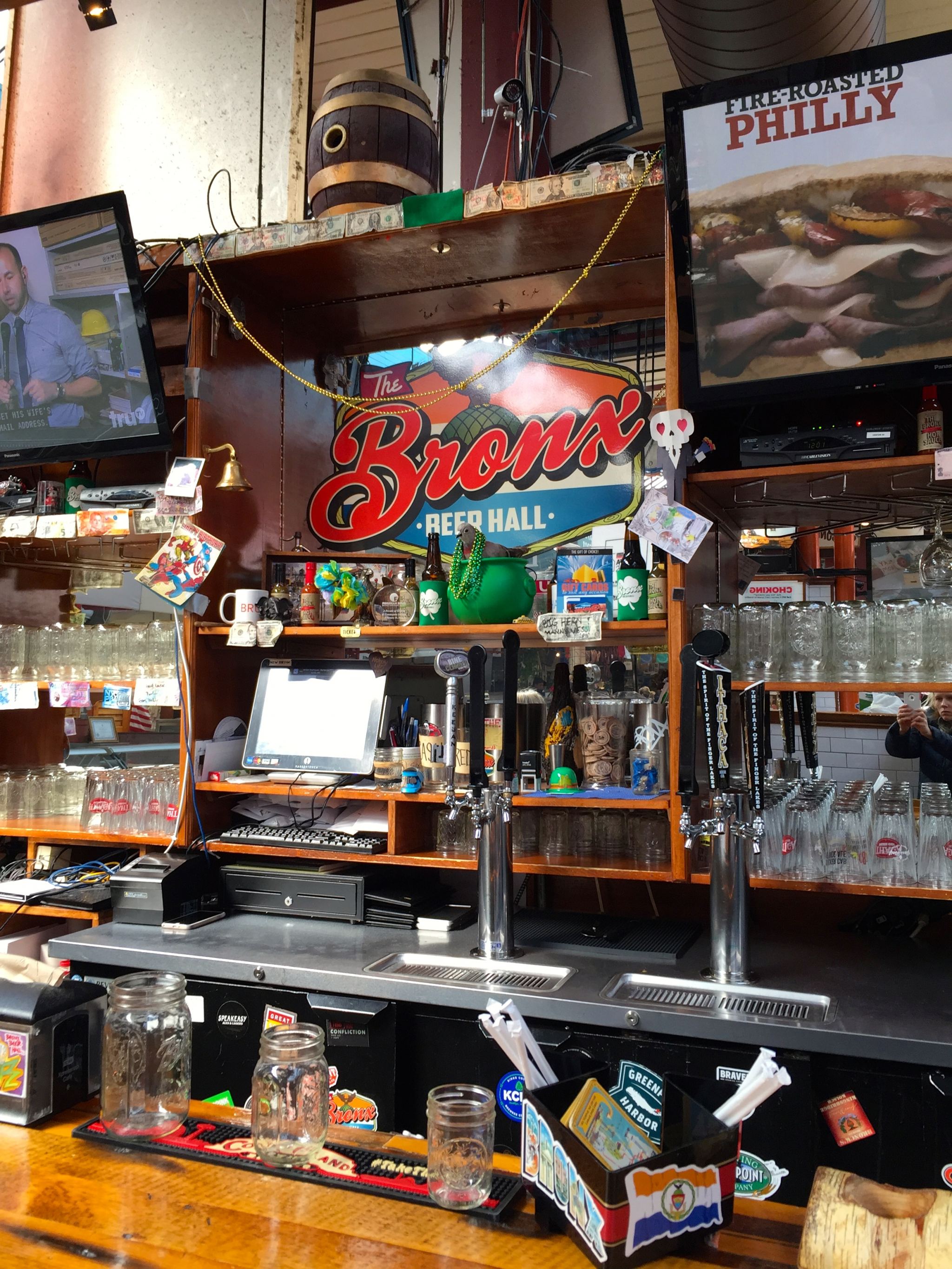 Bronx beer hall in the Arthur Avenue Retail Market in the Bronx.