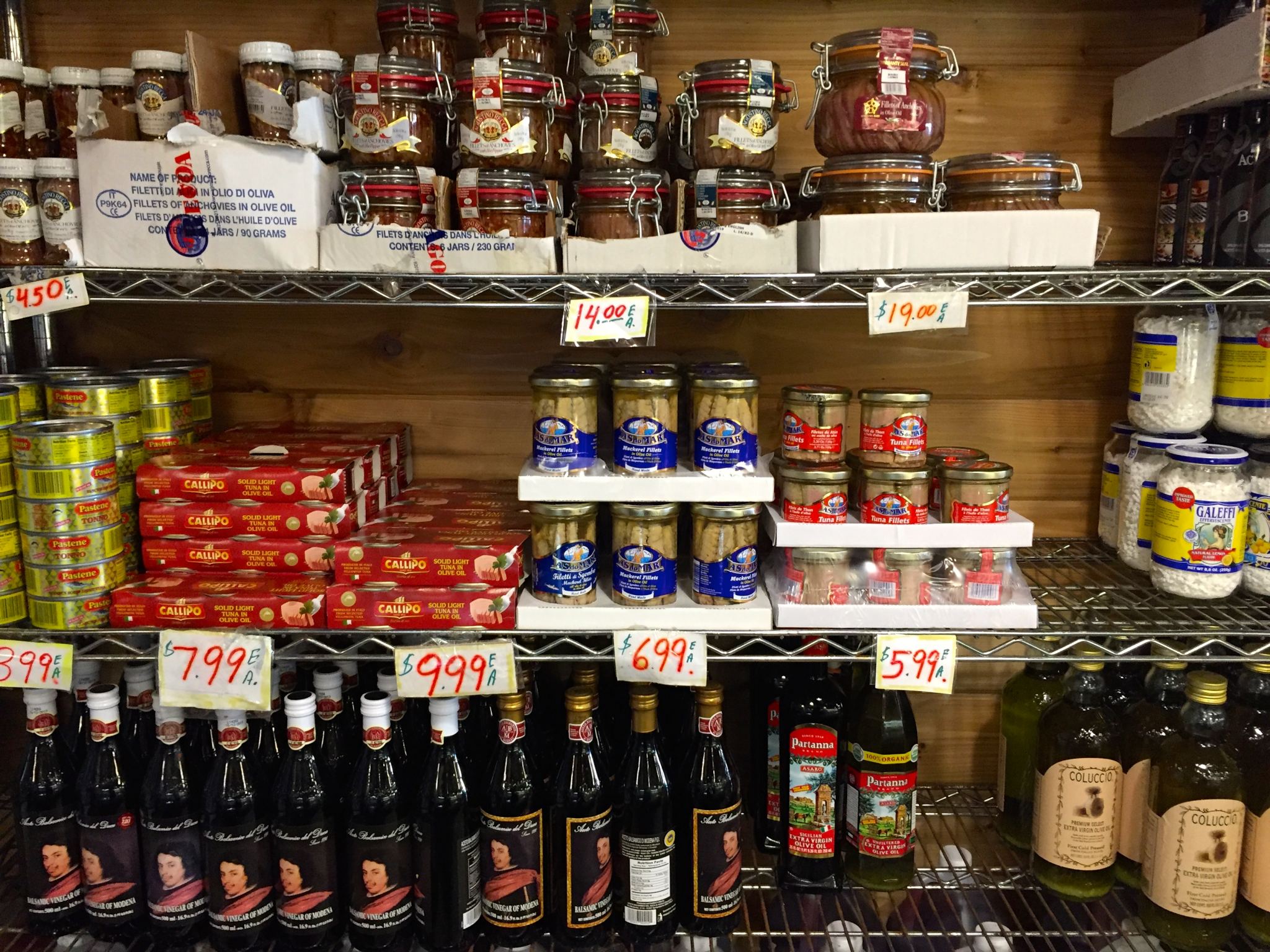 Food shopping on Arthur Avenue in the Bronx, the Little Italy of New York City.