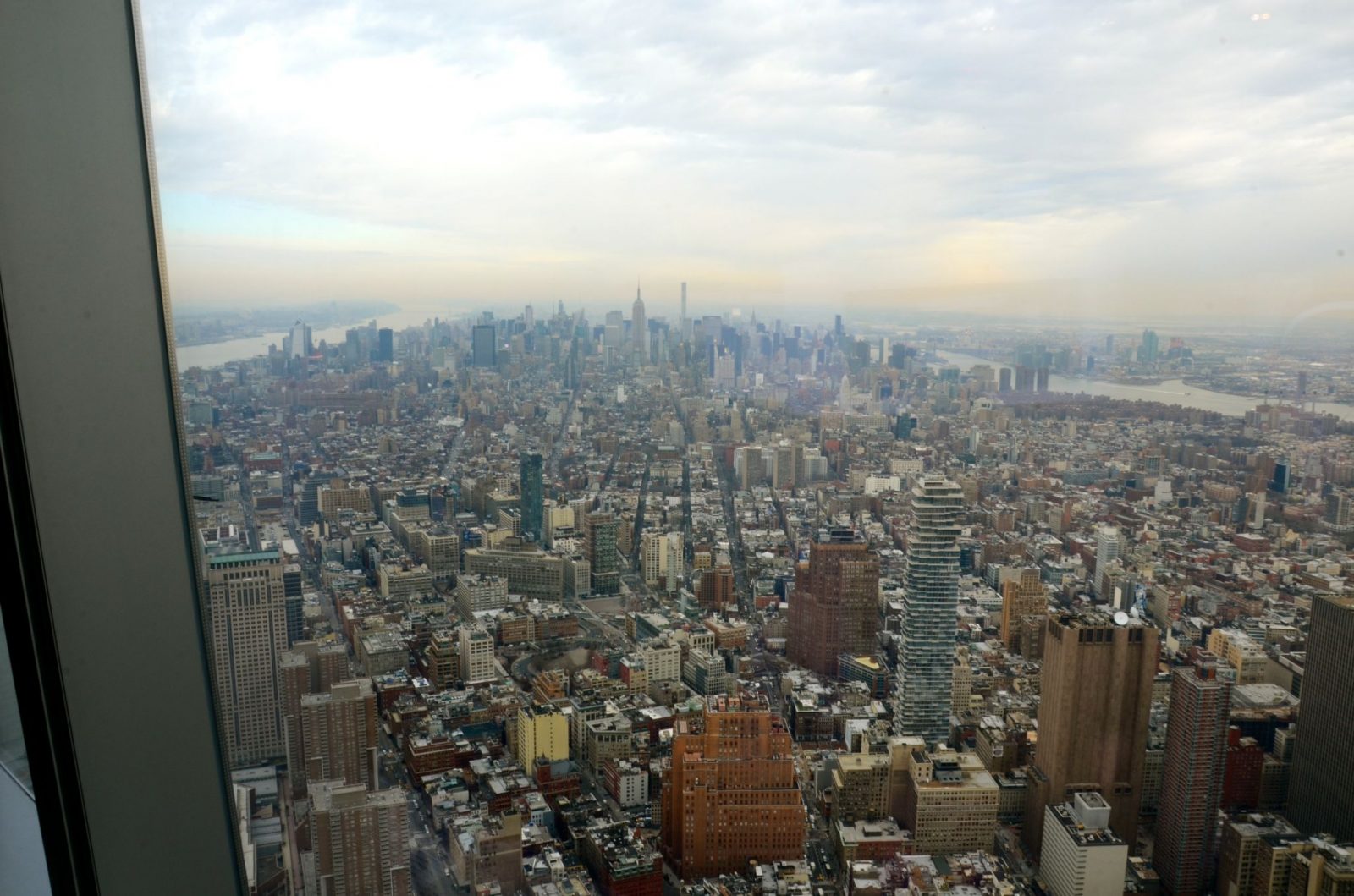 View from One World Observatory in New York.