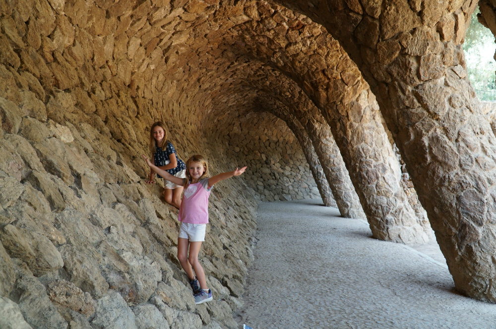 The Bets of Barcelona with kids at Park Guell