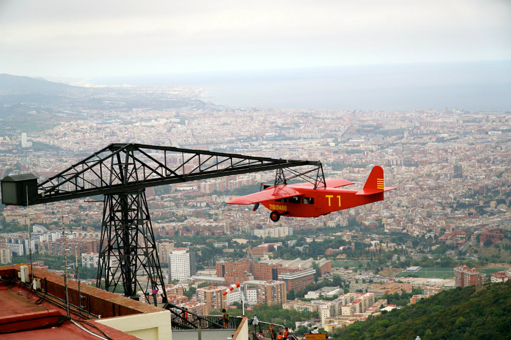 Best of Barcelona with kids at Tibidabo amusement park.