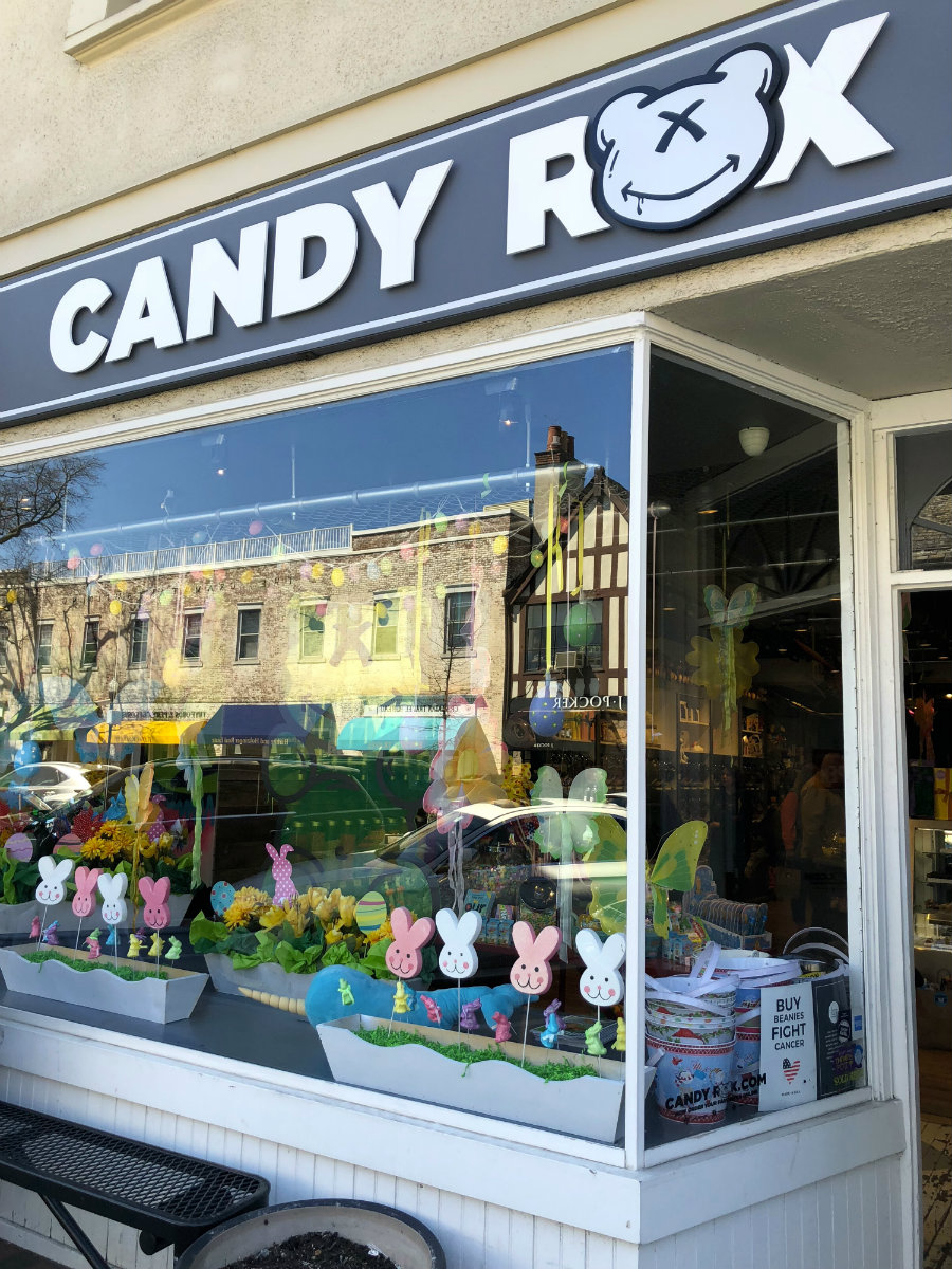 Shopping at Candy Rox in Bronxville in Westchester County, NY