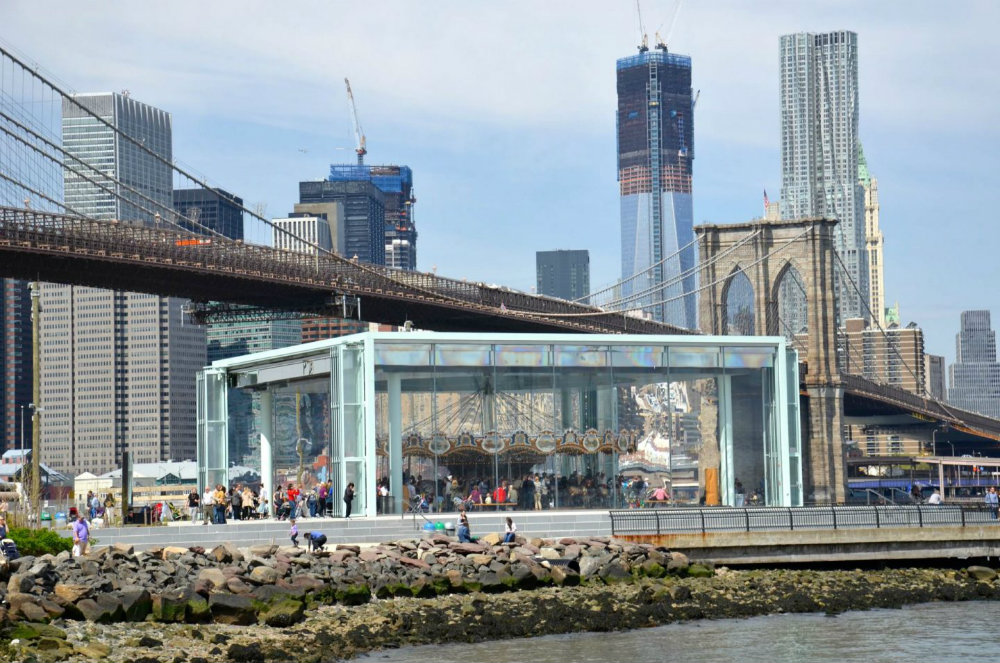 Jane's Carousel in Brooklyn Bridge Park.