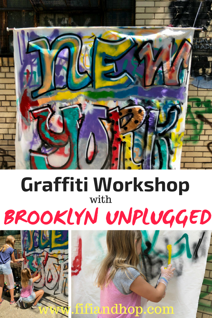 Brooklyn Graffiti art workshop with Brooklyn Unplugged Tours