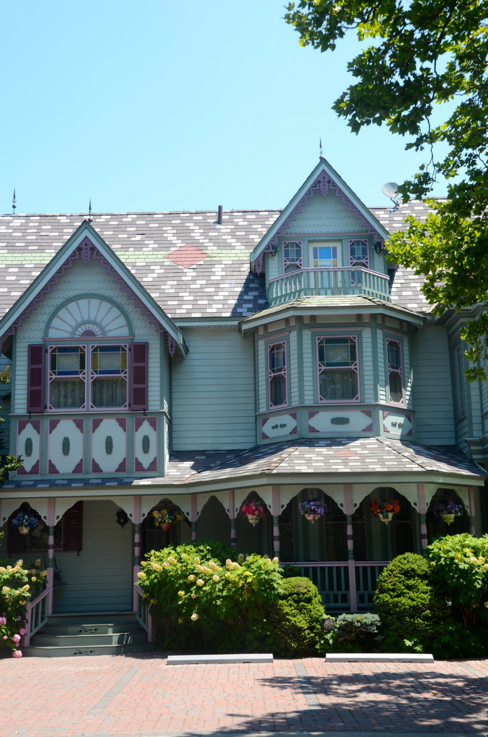 Victorian architecture in Cape May New Jersey.