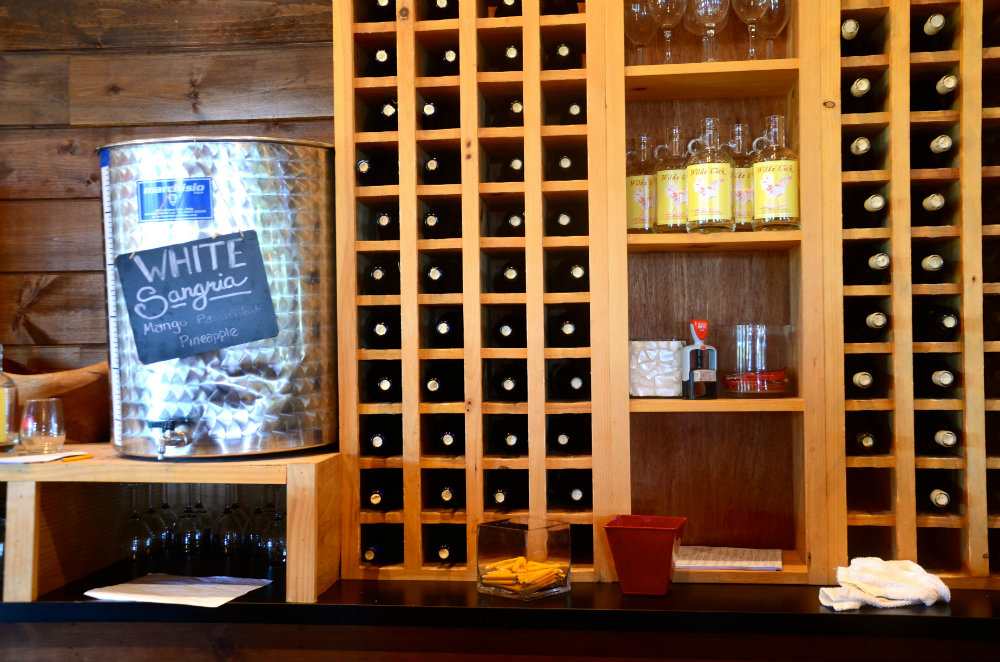 Wine tasting at Willow Creek wine vineyards in Cape May, New Jersey.