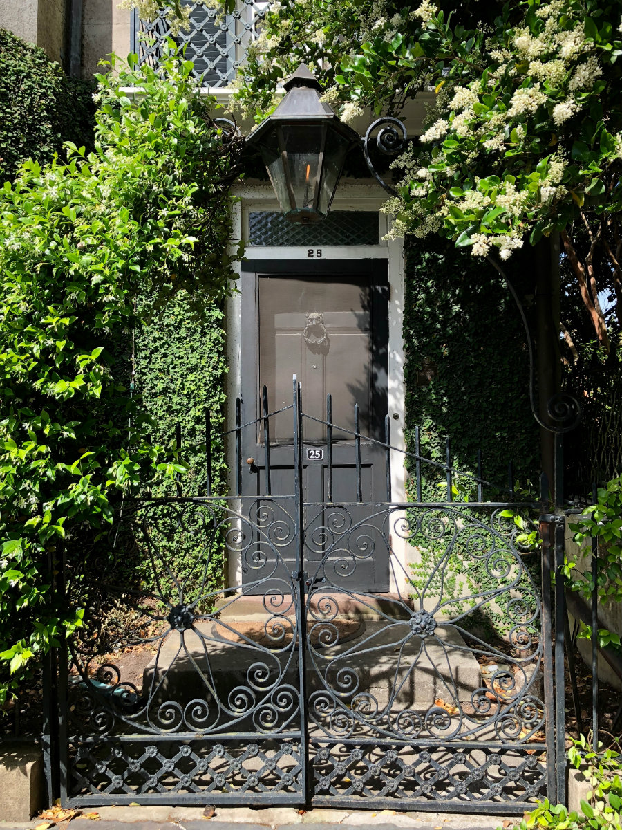 South of Broad, Charleston, wrought iron gates
