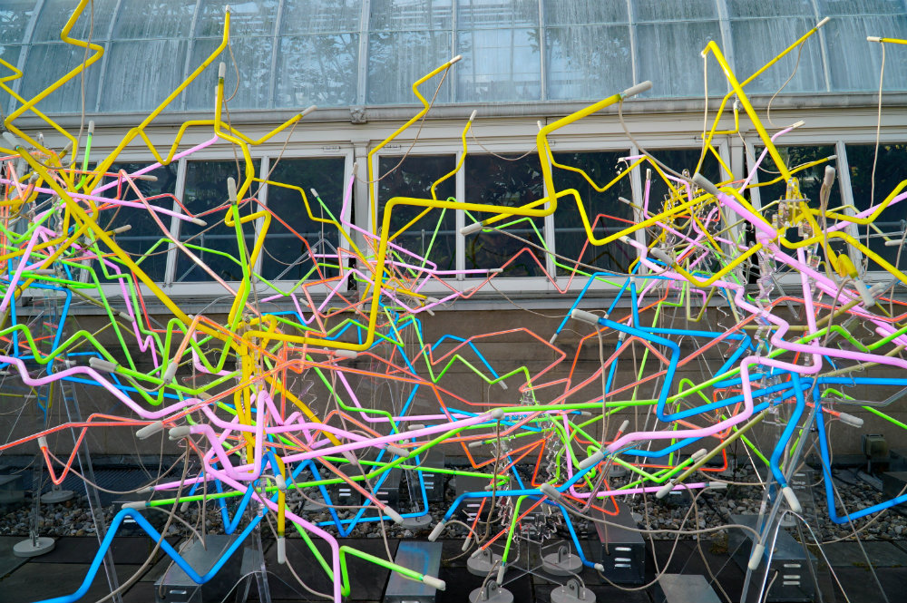 Images of the Chihuly exhibition at the New York Botanical Garden.