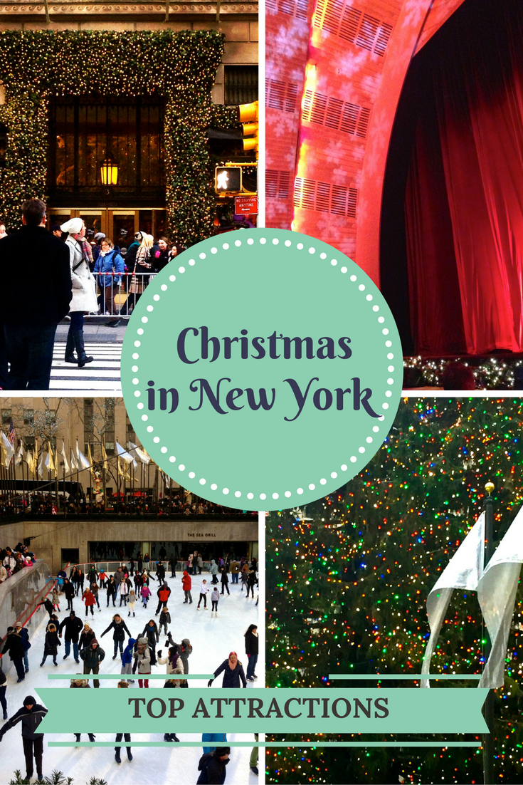 Complete Guide to Christmas in New York City, including top attractions, shows, holiday markets and more. #christmas #christmasinnewyork