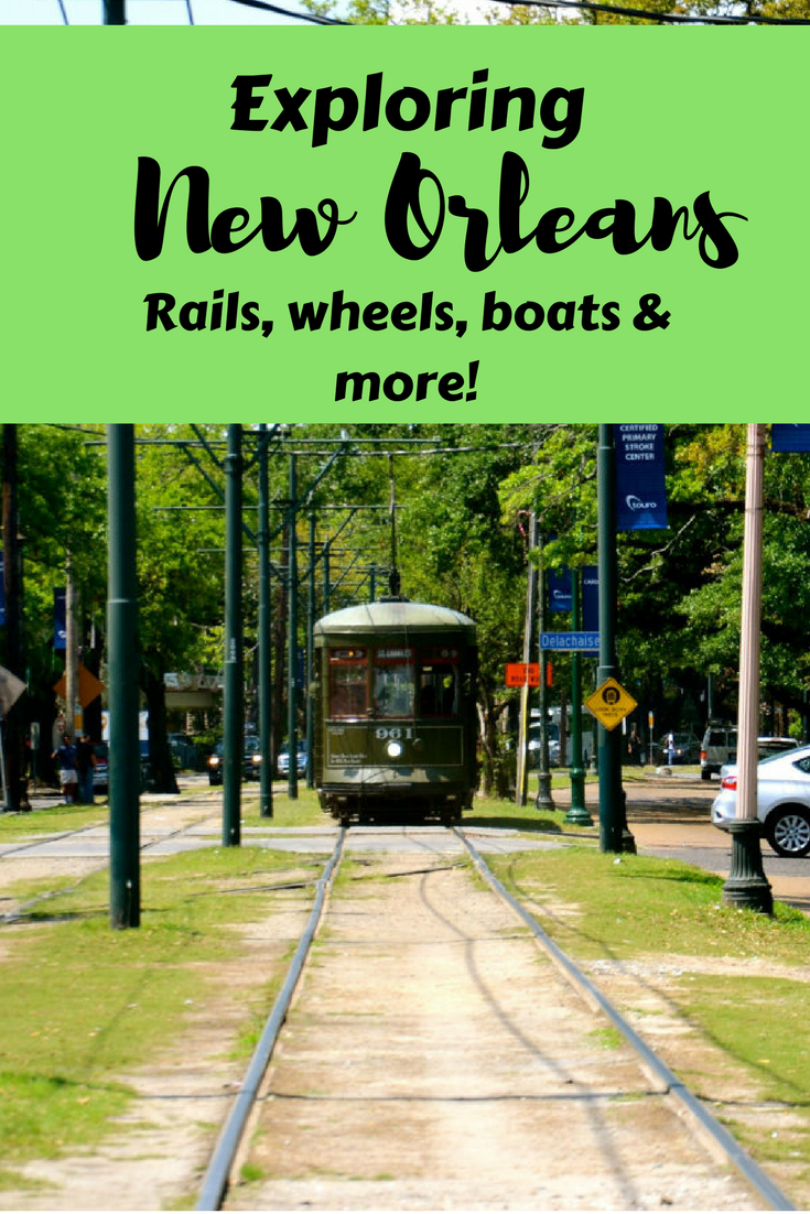 Exploring New Orleans on its different modes of transportation.