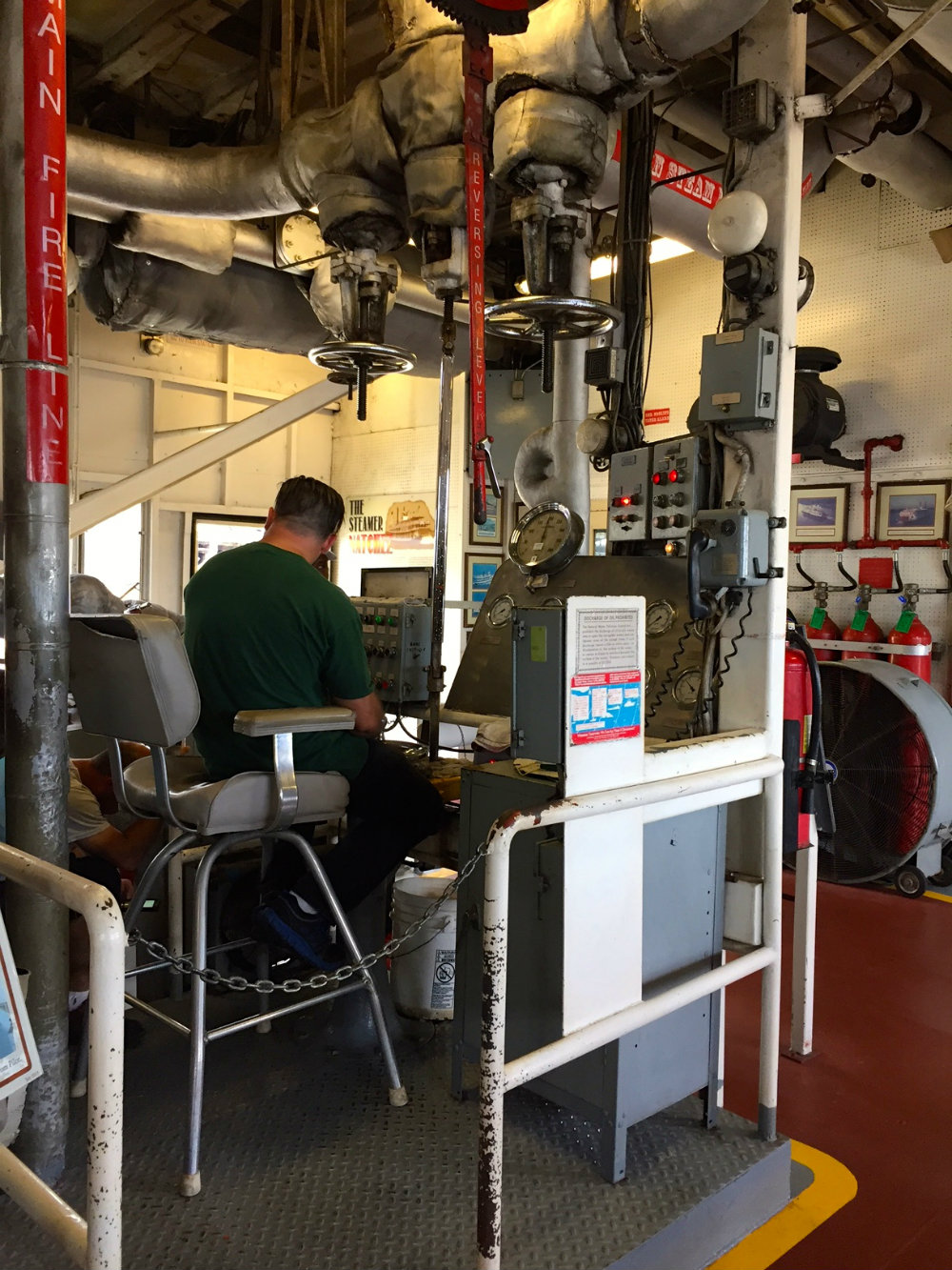 Aboard the Steamboat Natchez in New Orleans.