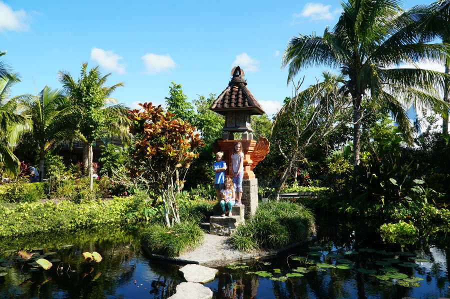 Naples Botanical Garden with kids