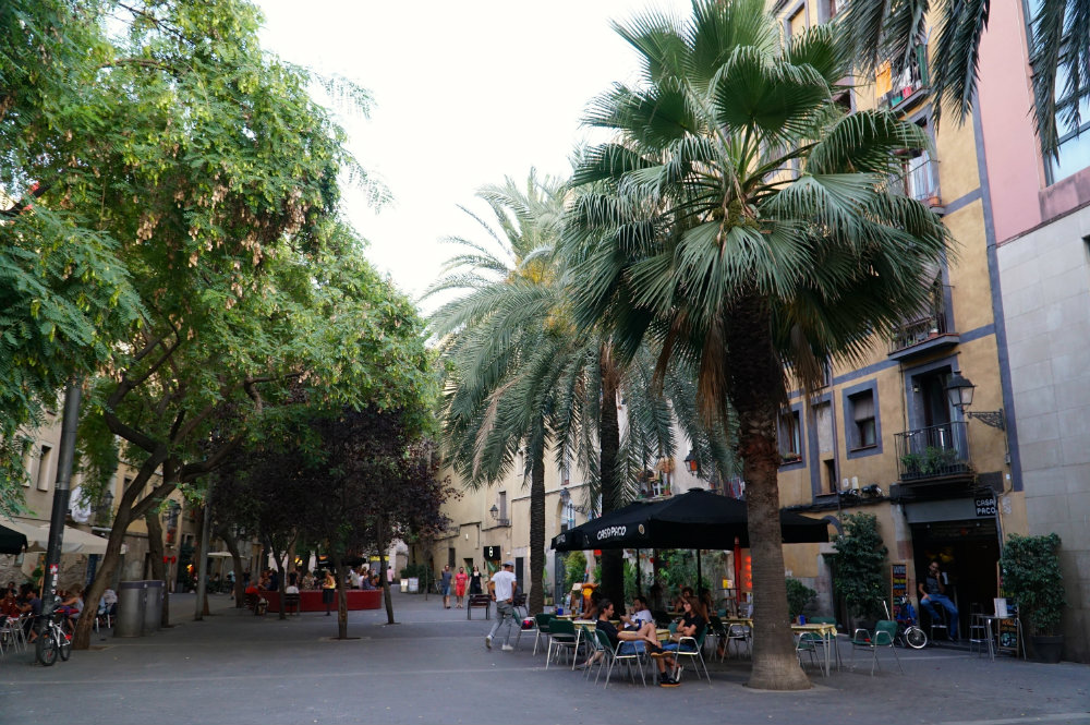 Walking around the neighborhoods of Barcelona, walking guides