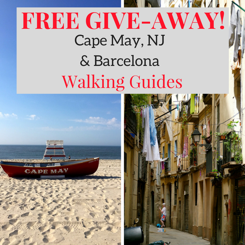Free Give-Away! Cape May, NJ and Barcelona Walking Guides
