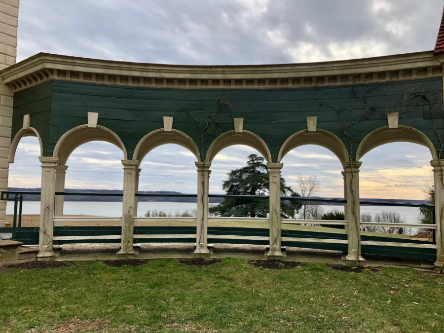 View of the Potomac River at George Washington's Mount Vernon