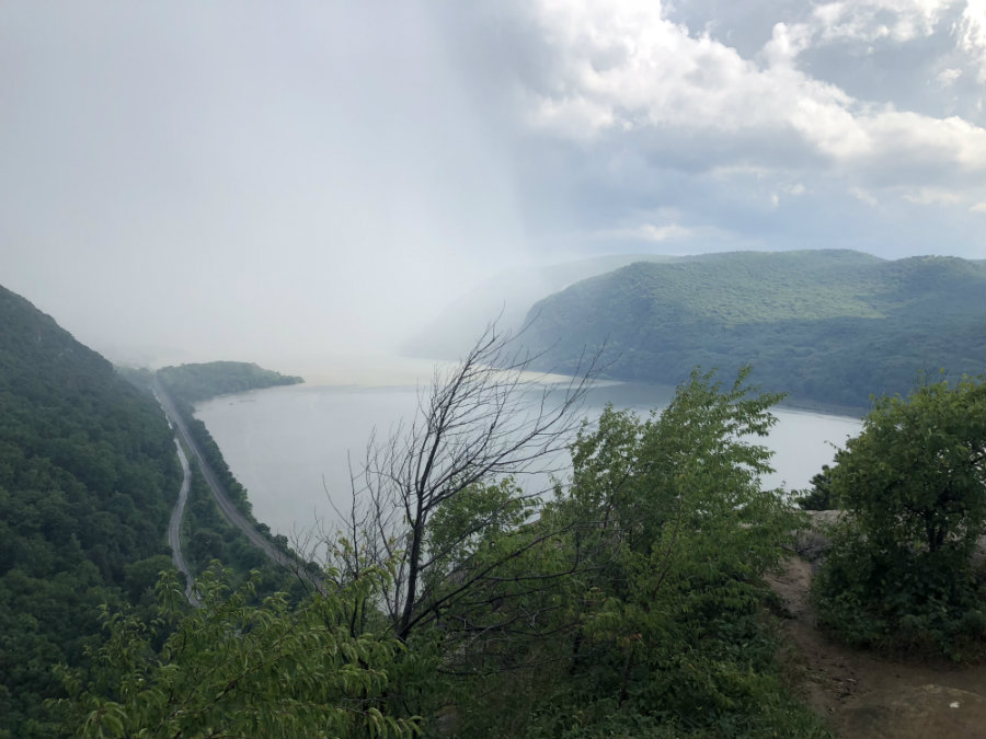 Summit of Breakneck Ridge trail in Cold Spring