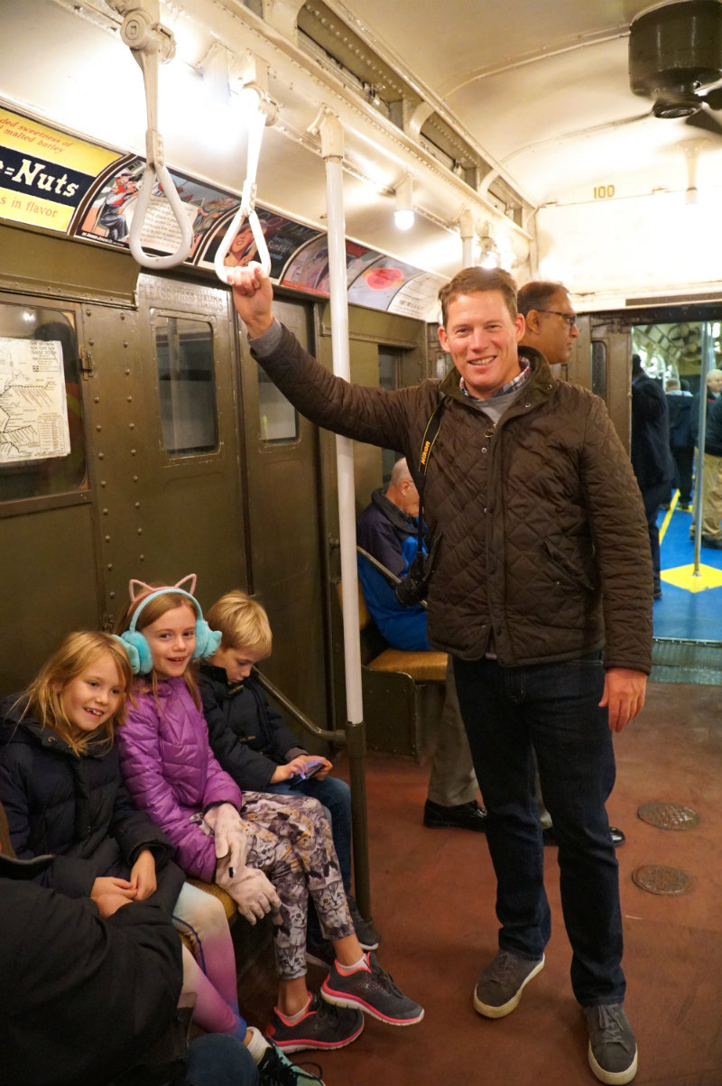 Riding the Holiday Nostalgia train in NYC