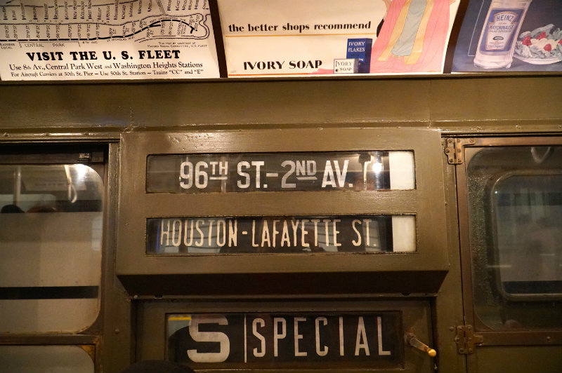 Holiday nostalgia train in New York