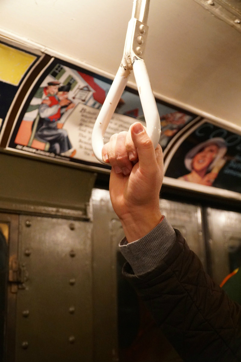 Straphanger on the holiday nostalgia train in NYC