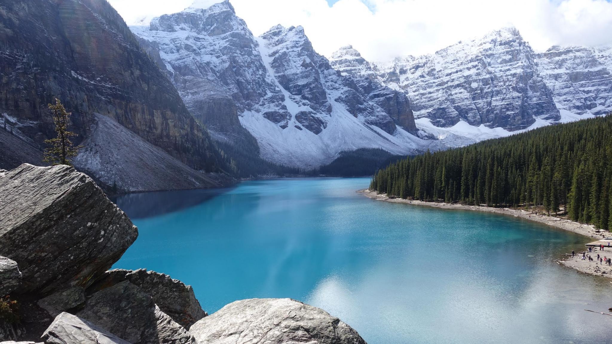 Banff National Park in Canada is one of the most beautiful places in the world, and very family friendly.