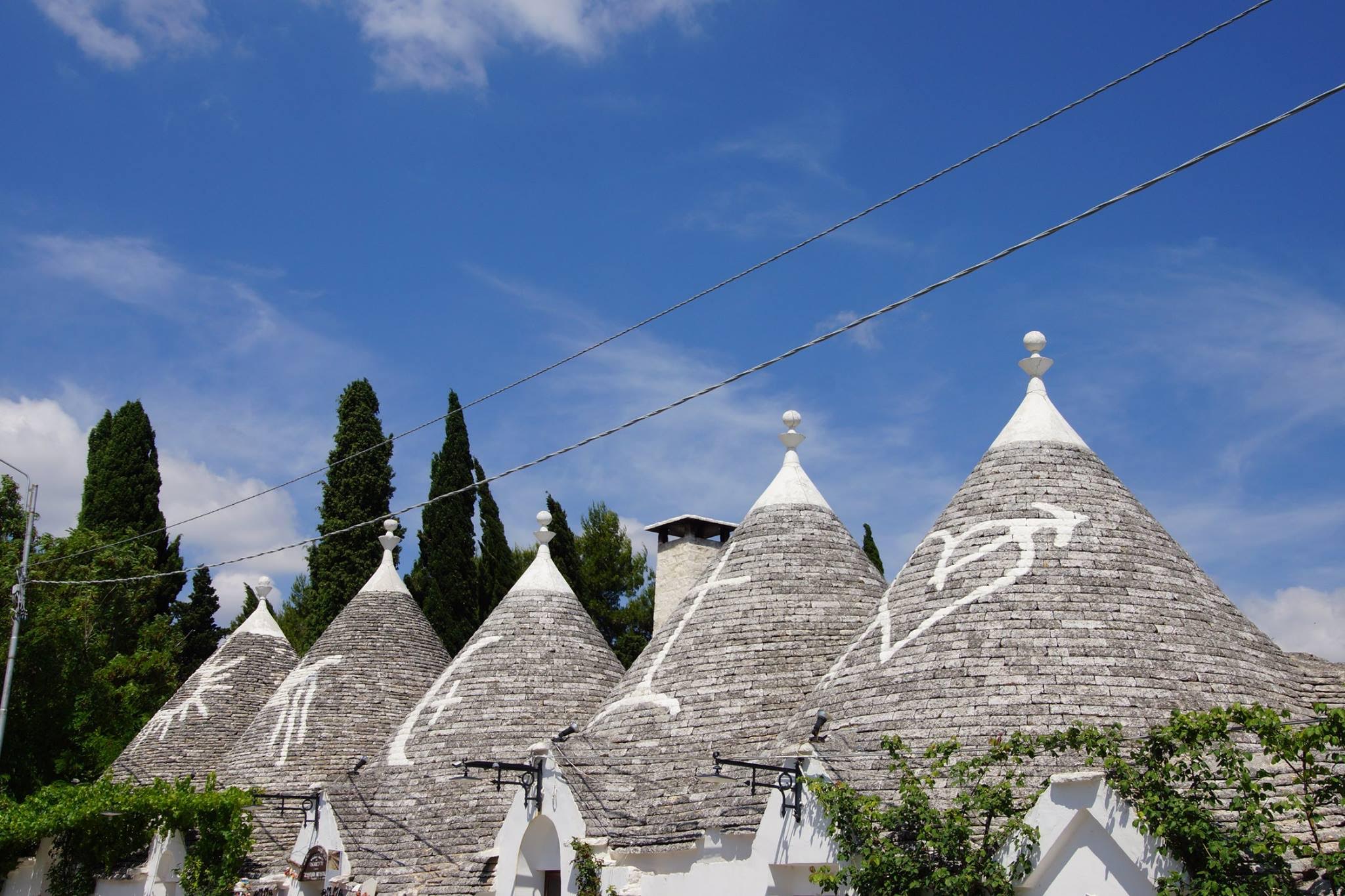 Building tops is Puglia Italy on a family vacation with Wandermust family.