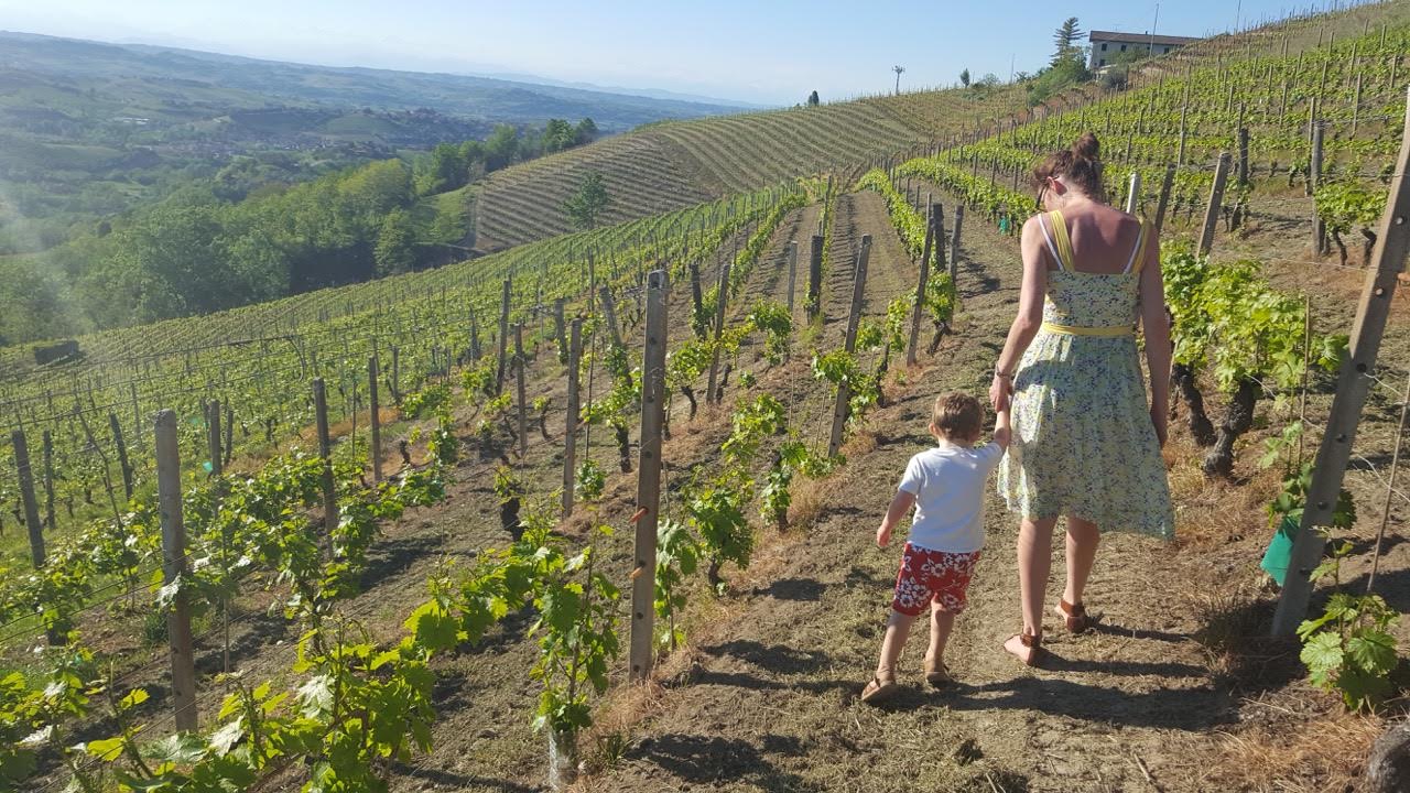 Discovering the hills of Piedmont Italy on a family summer vacation.