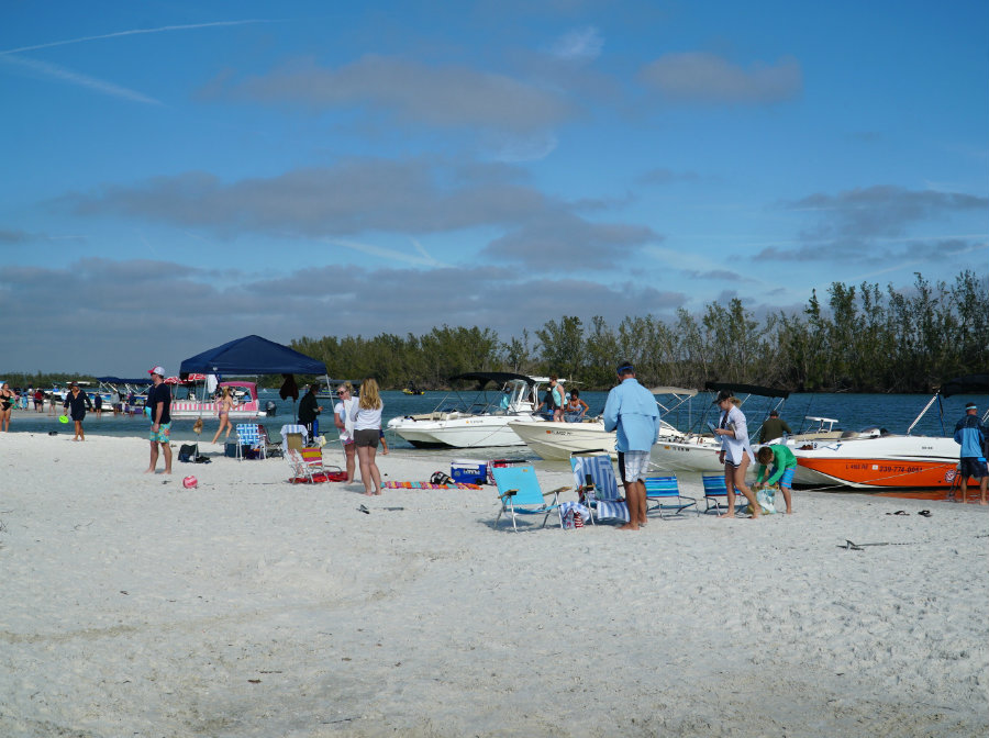 Boat life on Keewaydin Island in Florida