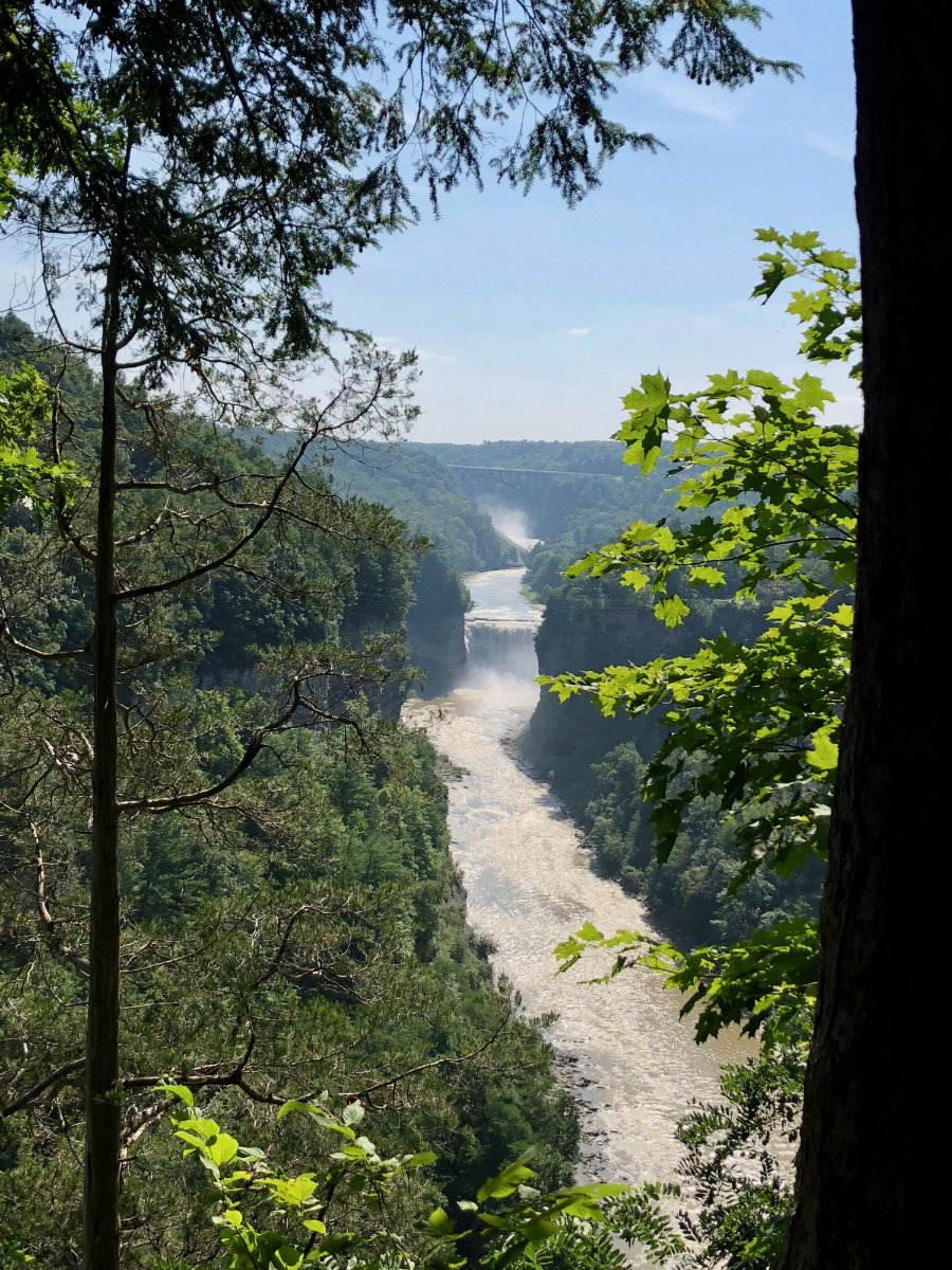 Letchworth state park waterfall