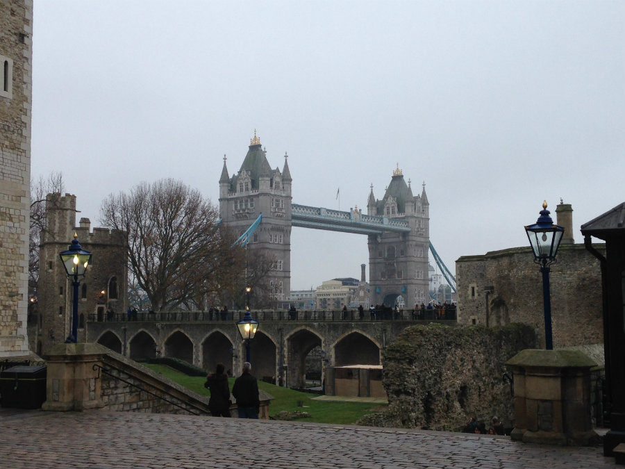 A visit to the Tower Bridge of London on a London family vacation