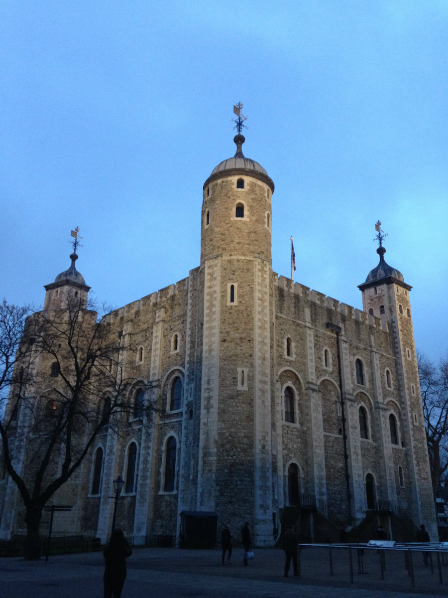 Sightseeing the Tower of London on a London family vacation
