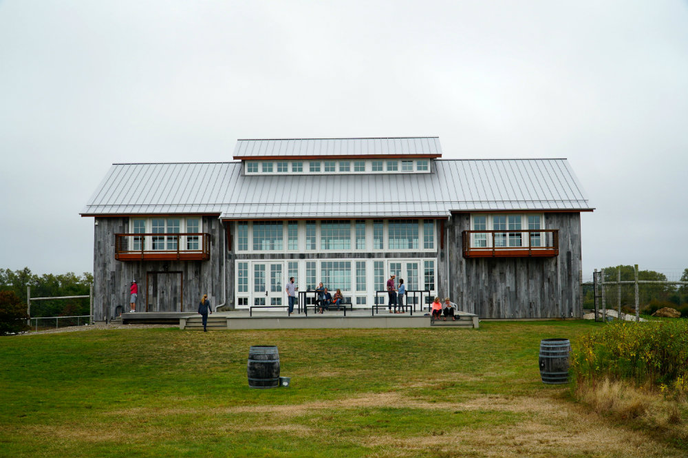 Kontokosta wine vineyard in the North Fork, Long Island