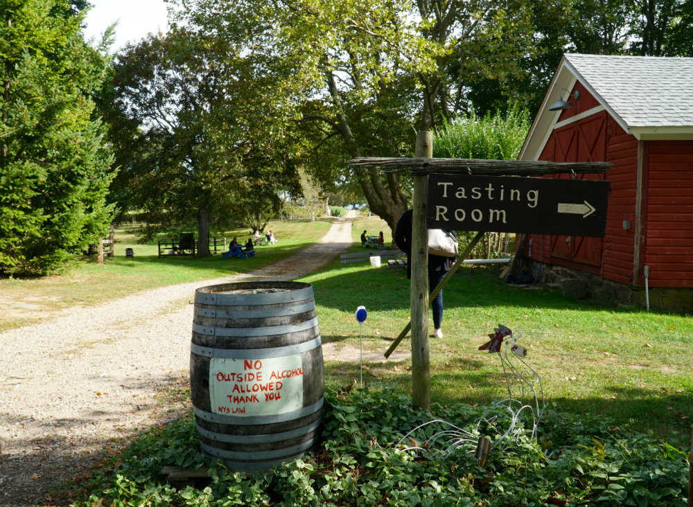 A visit to Old Field winery in North Fork, Long Island.