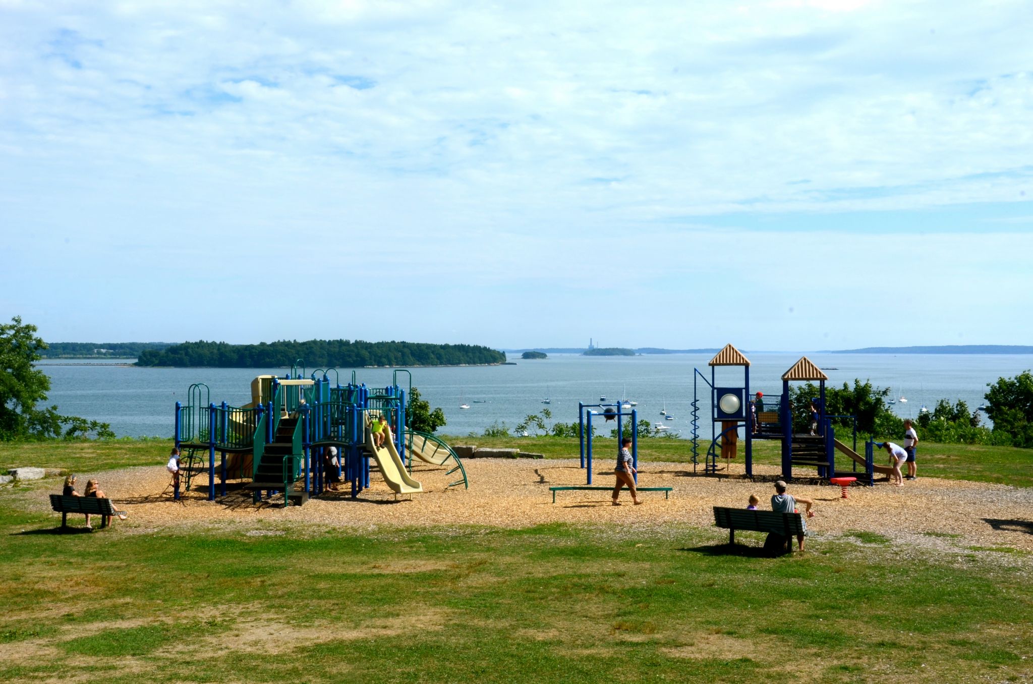 Fun things to do in Portland includes a visit to the Eastern Promenade.