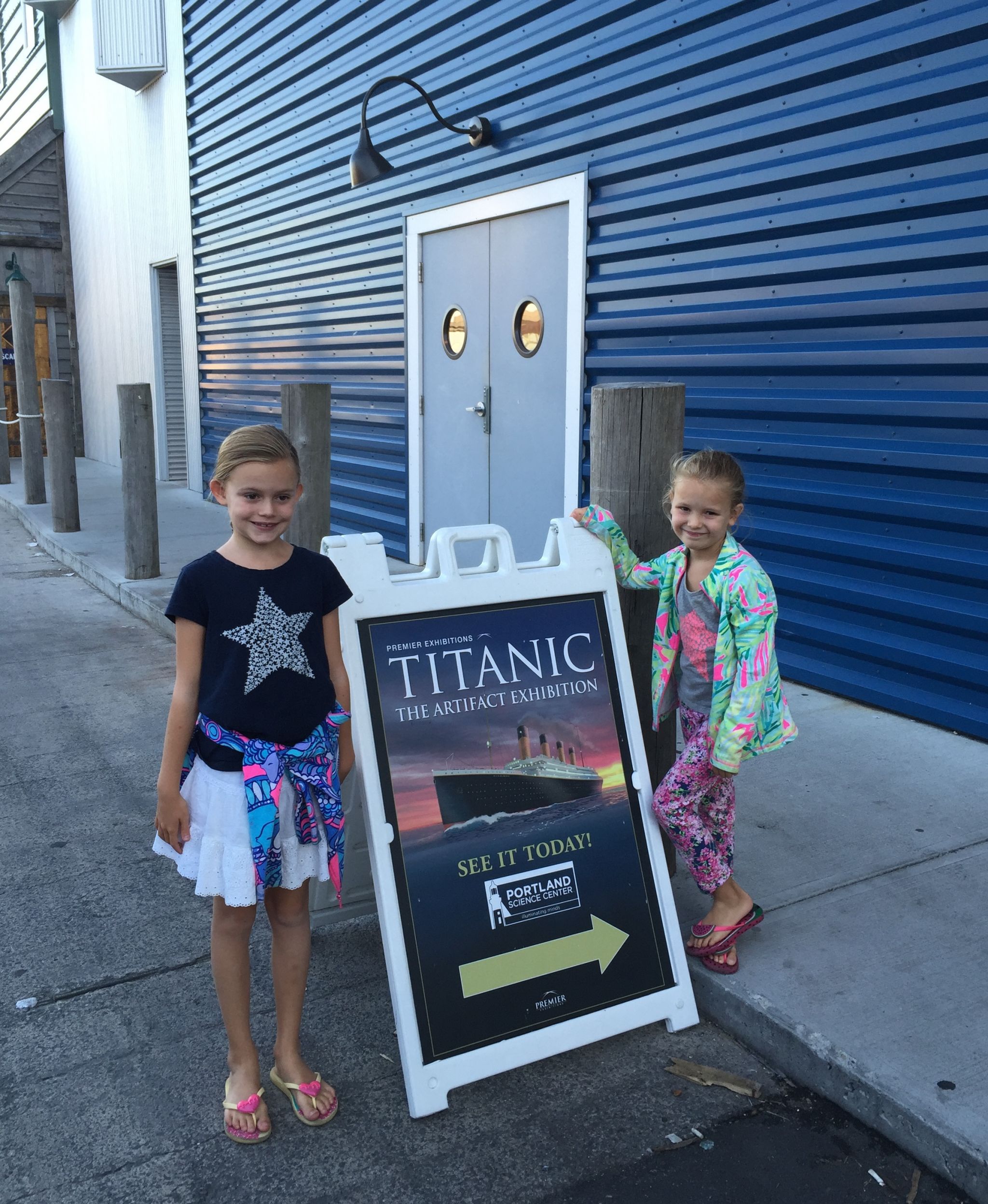 A visit to the Science Museum in Portland, Maine to see the Titanic exhibition.