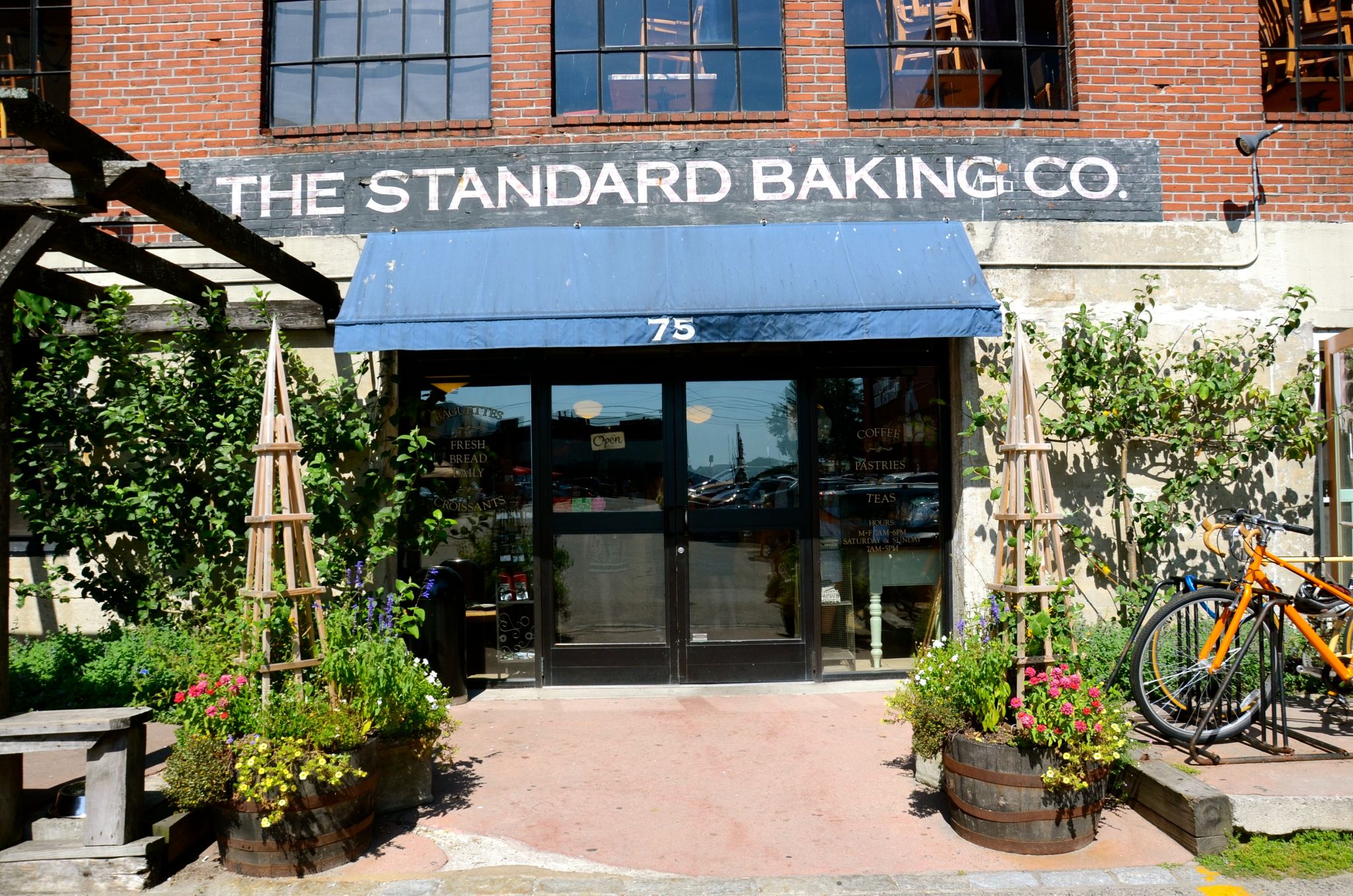 Fun things to do in Portland, Maine includes going to the Standard bakery.