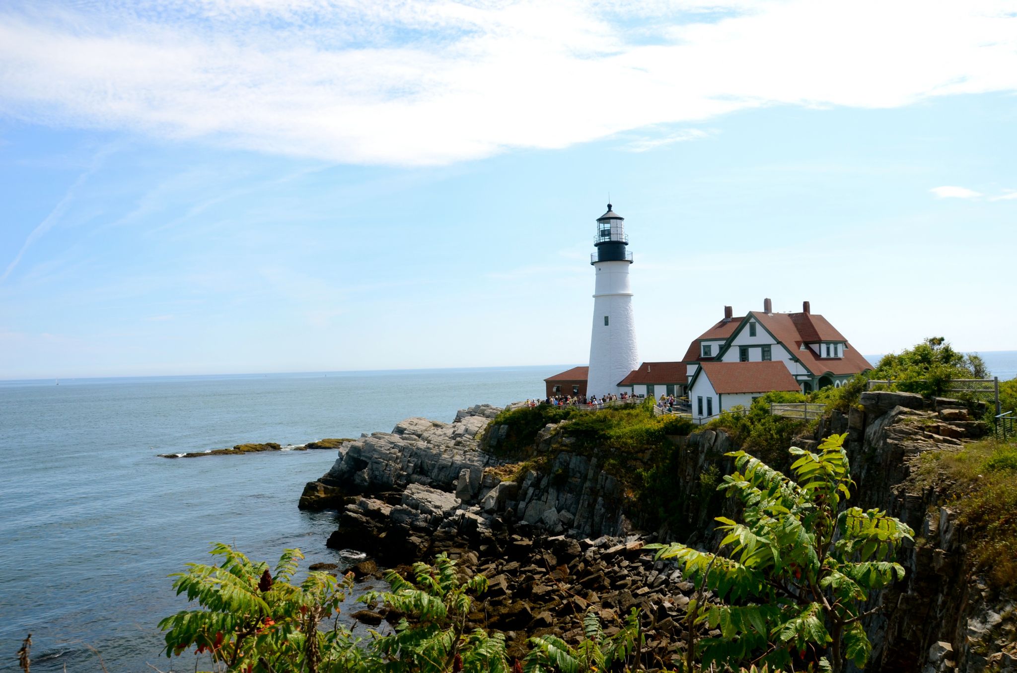 Fun things to do in Portland, Maine includes a visit to the Portland Headlight.