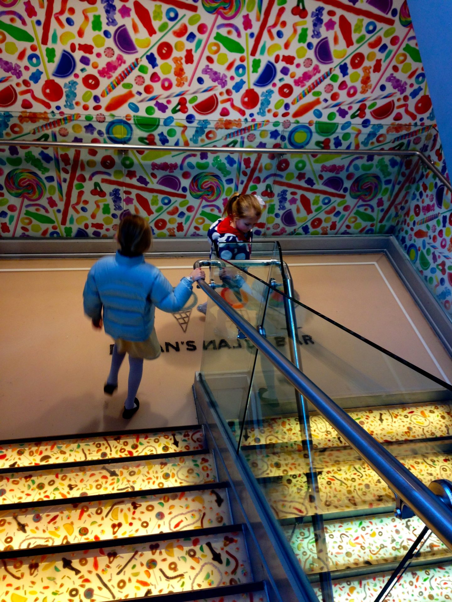 Family visit to Dylan's Candy Bar in Manhattan to buy some candy.